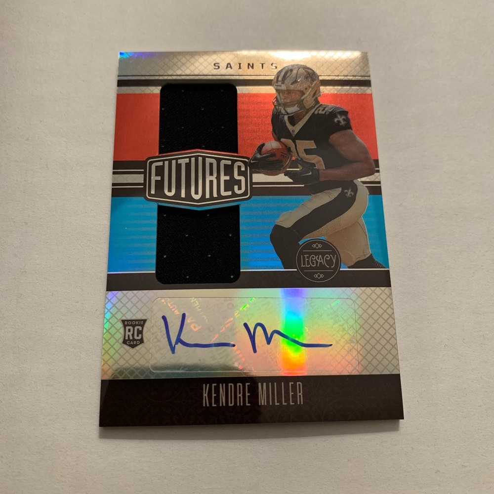 2023 Panini Legacy Futures Dual Patch Rookie Auto Kendre Miller /249 #FDA-22